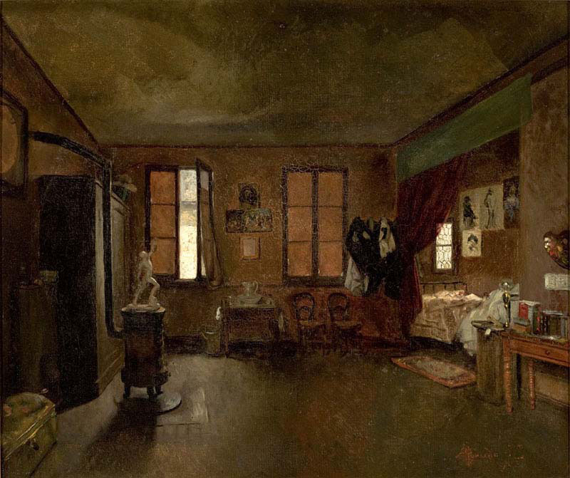 the artist's atelier